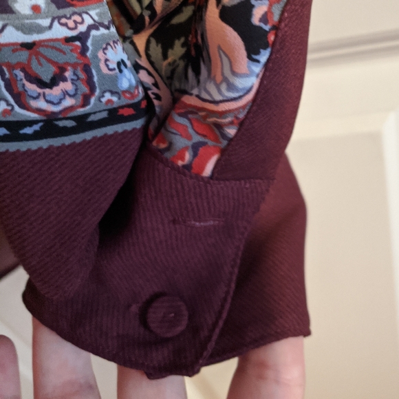 BCBGMaxazria Maroon Blouse - Picture 4 of 5
